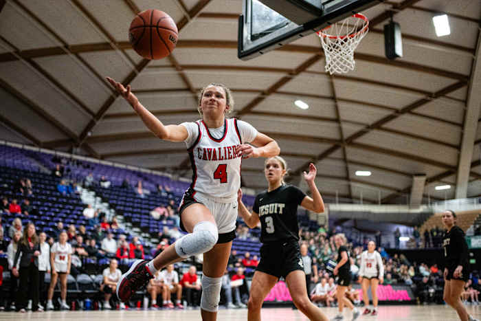 Clackamas Jesuit 6A Oregon girls basketball quarterfinal 2024 Naji Saker-125